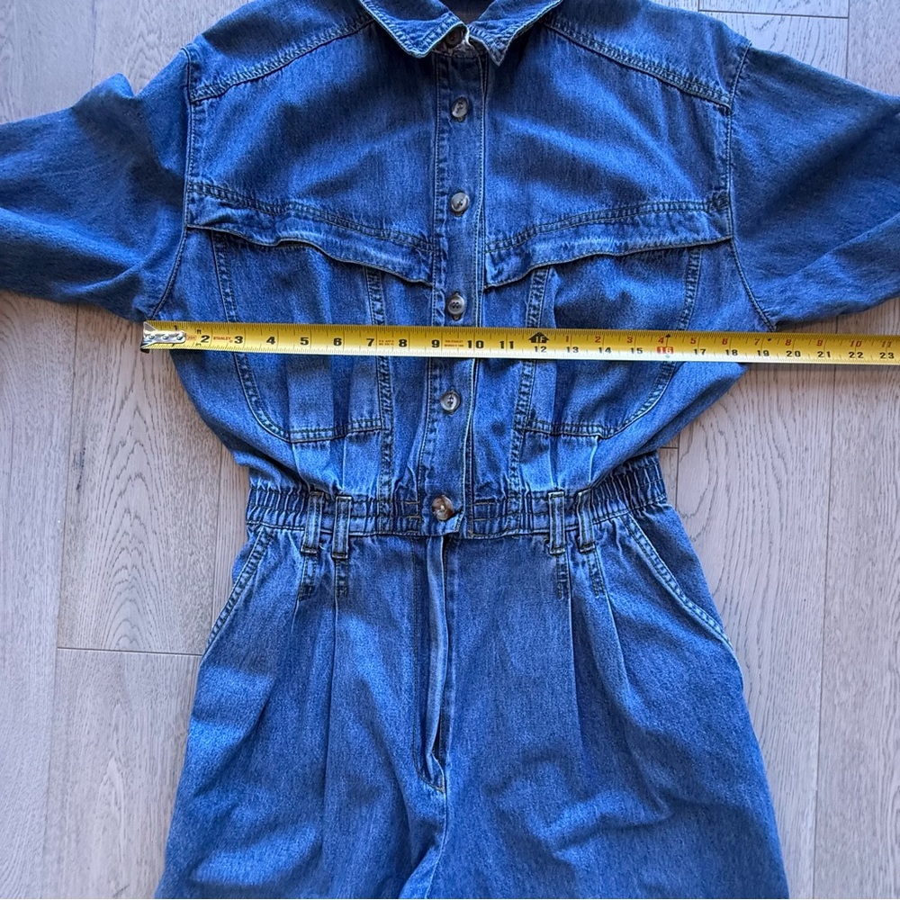 Vintage Women's Denim Jumpsuit Size Small - Picture 6 of 8